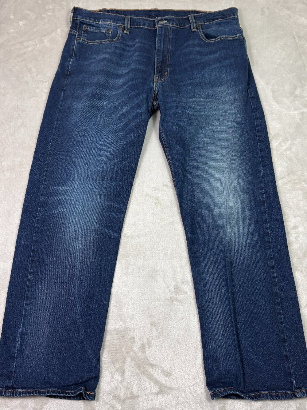 Levi's 569 Jeans Men's 38x29.5 (Tag 38x32) Loose Straight Dark Wash Denim